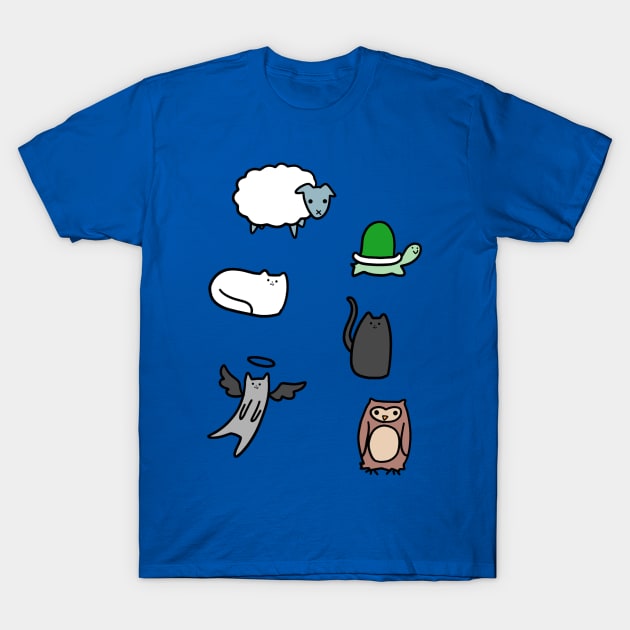 Cute Animals! T-Shirt by saradaboru